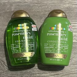 OGX Extra Strength Refreshing Scalp + Rosemary Mint Shampoo & Conditioner Set 