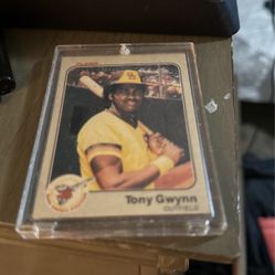Tony Gwynn Baseball Card