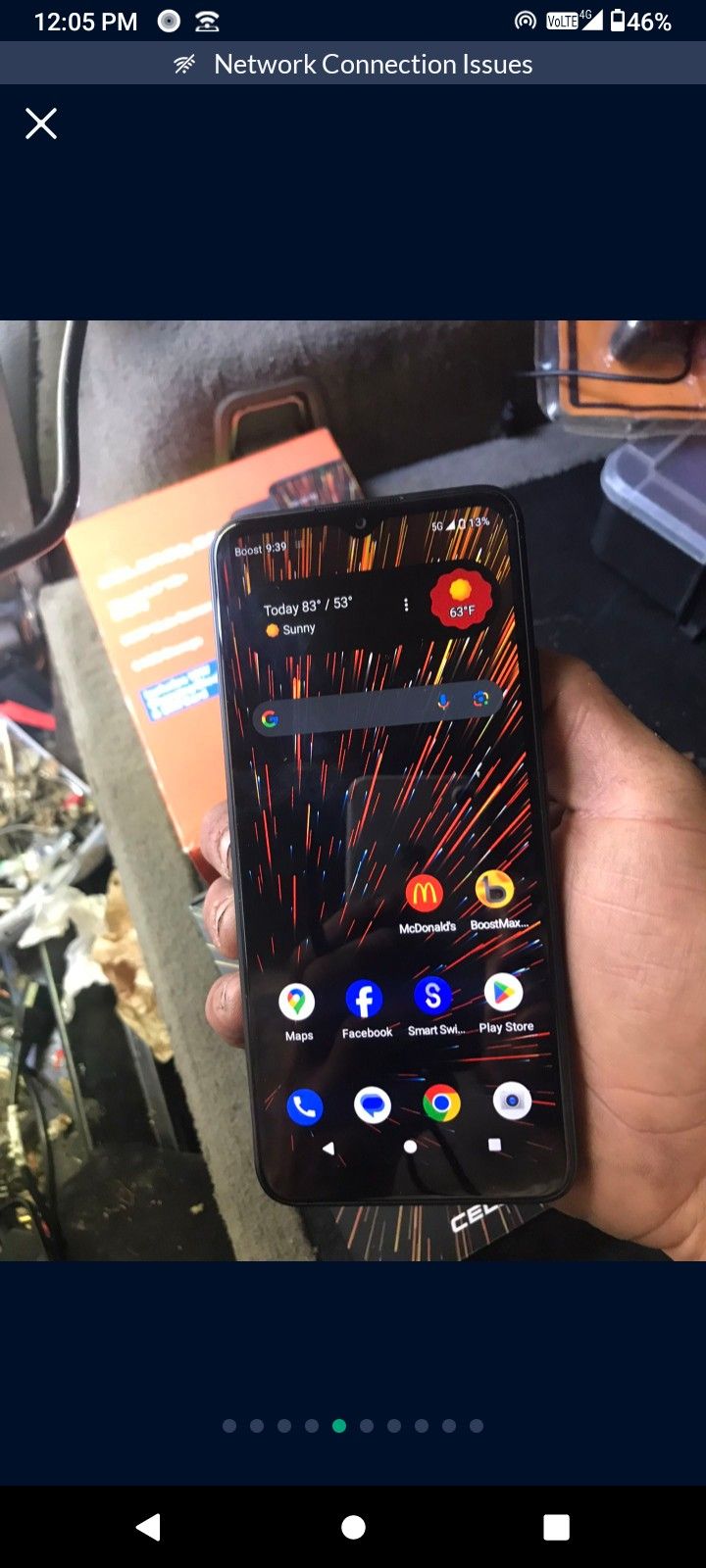 Boost Mobile Prepaid Celero 5G SC (64GB) - Black