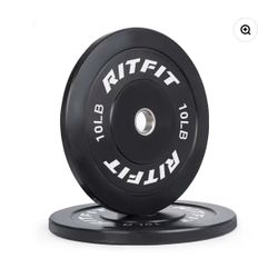 ✌️ RitFit Olympic Weight Plate, 2Pcs 10 lb