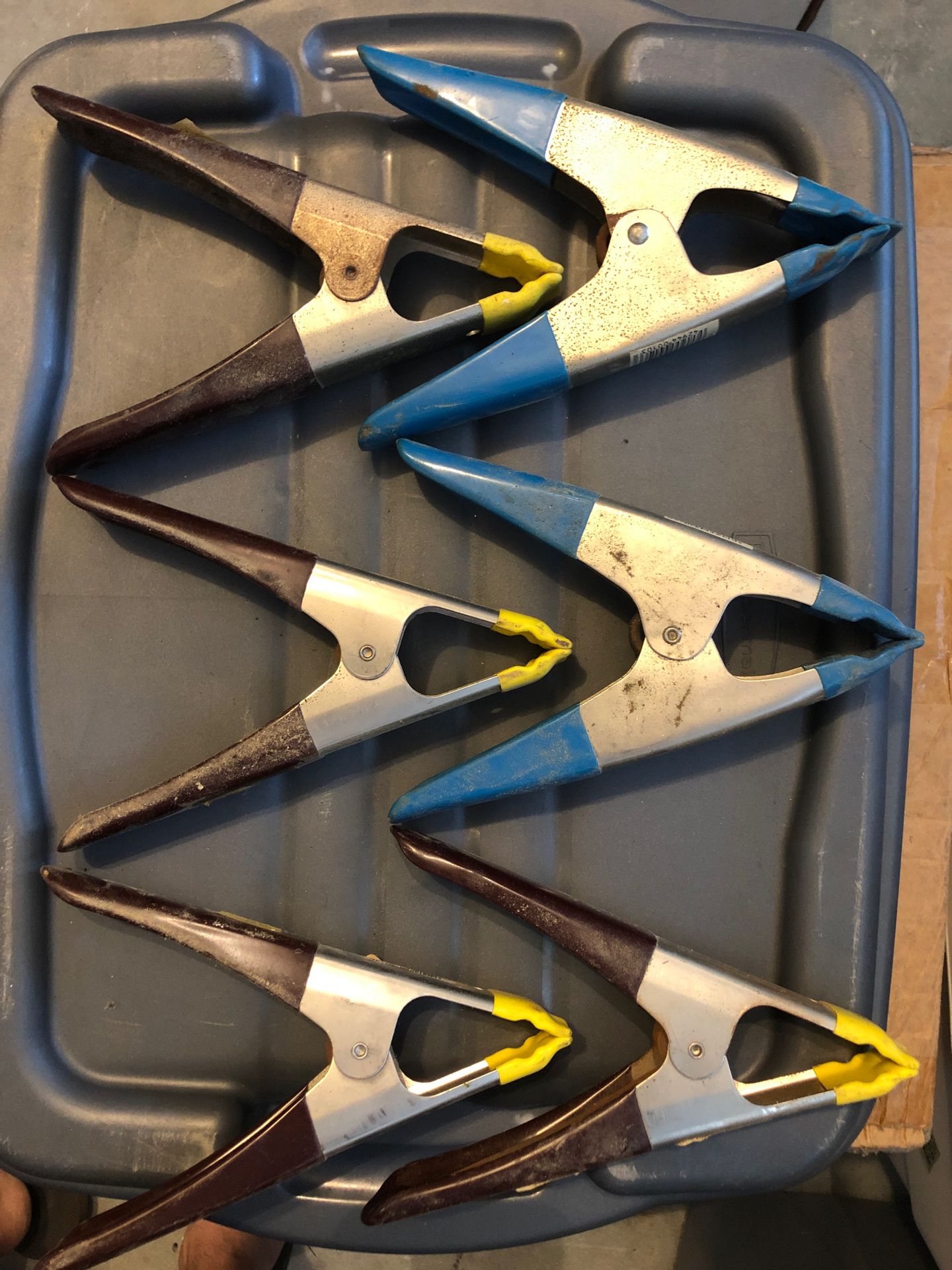 6 Large Clamps