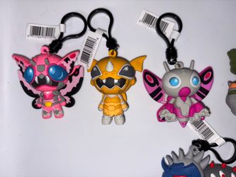 Series #1 Godzilla x Power Rangers Figural Bag Clips