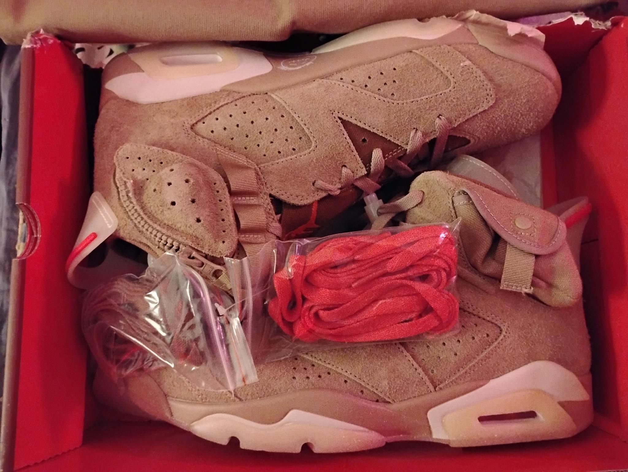 Jordan 6 Retro Travis Scott British Khaki (New)