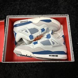 Jordan 4 Military blue
