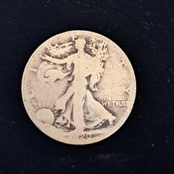 1920 d Walking Liberty Half Dollar AG3