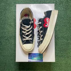 Comme Des Garçon play x converse size 4men/6women
