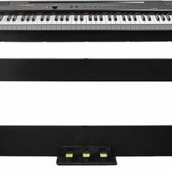 Artesia Harmony 88 Weighted Key Digital Piano, with Matching Furniture Stand and Three Pedal Board
