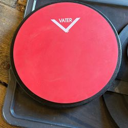 Vater Chop Builder Practice Pad - 12 inches, Red