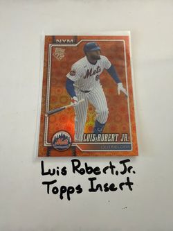 Luis Robert,Jr. New York Mets Outfielder Topps Short Print Insert Card.