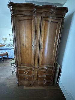 Solid Alder Wood Armoire