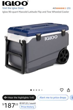 Igloo Maxcokd Latitude Roller Cooler