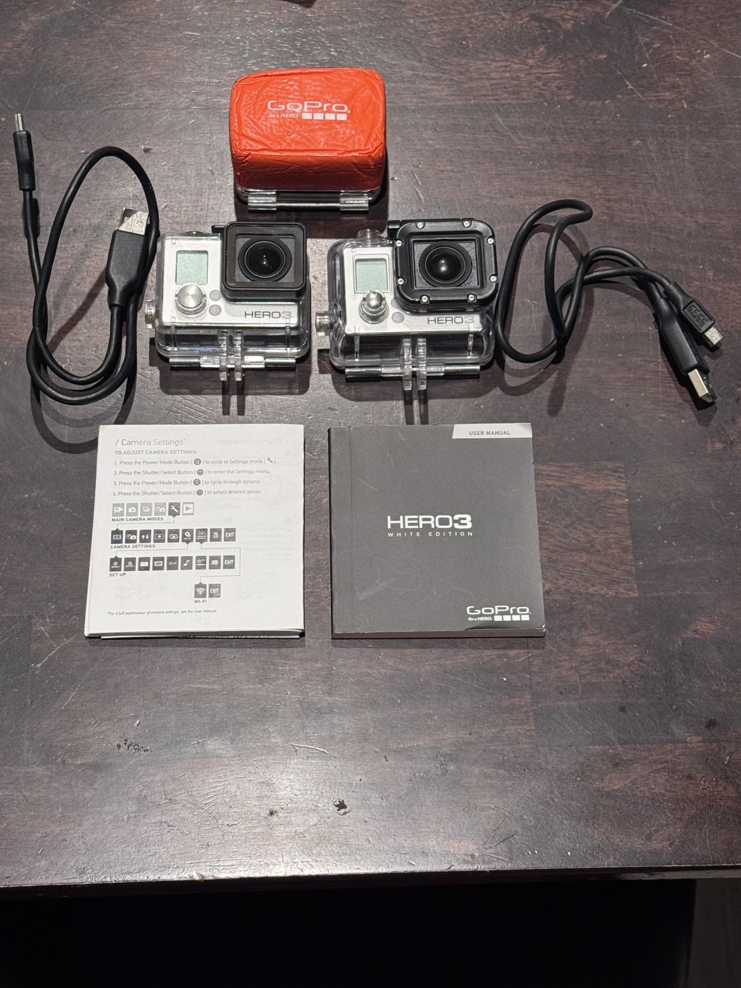 $100 For Both, Two GoPro Hero 3