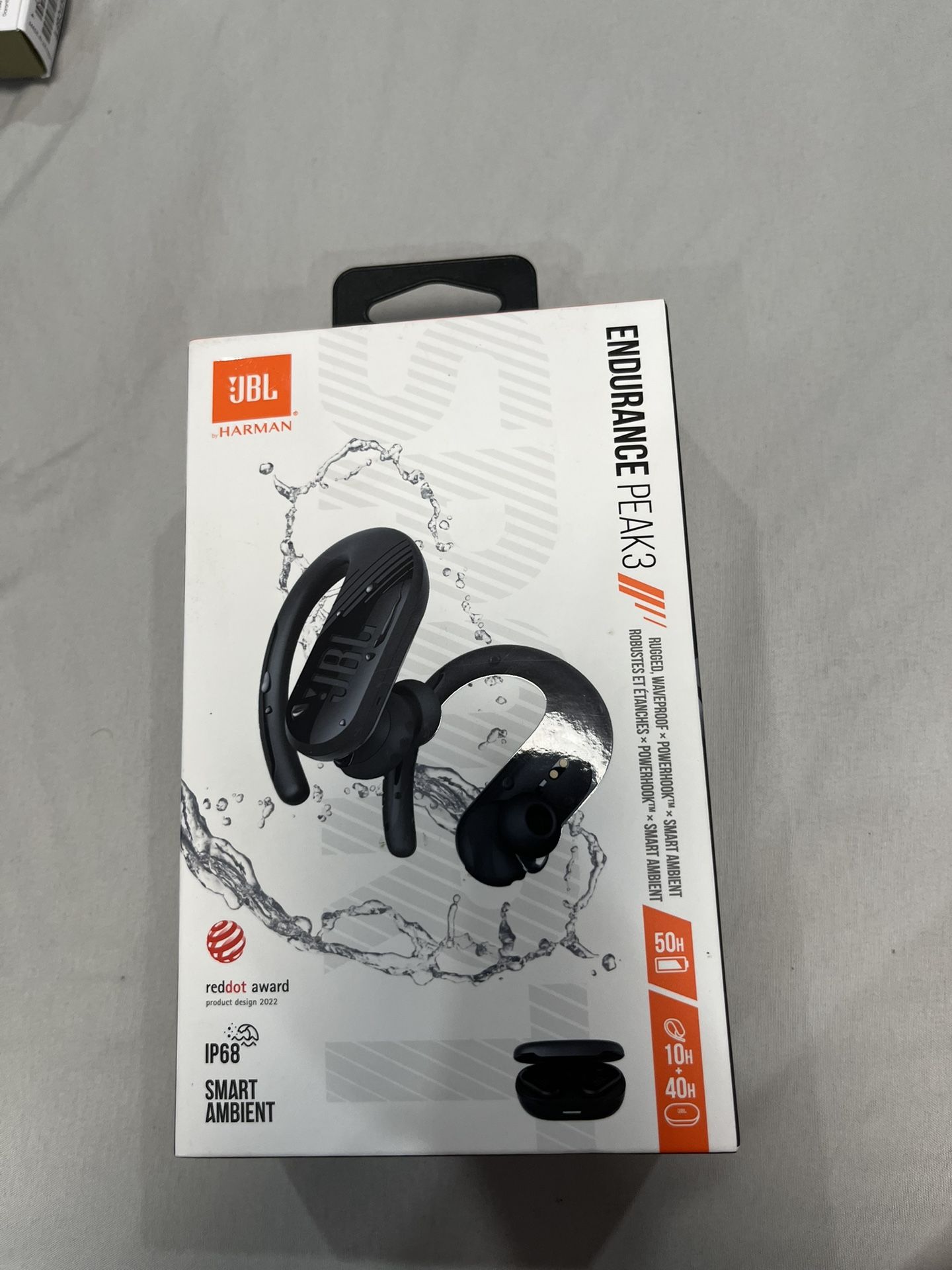 JBL Endurance Peak 3 – Rugged, Waveproof Wireless Earbuds