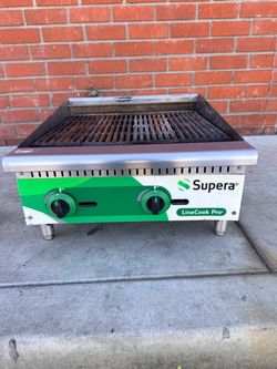 Supera char broiler 24” commercial Natural Gas