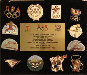 1988 Olympic Collectible Pins