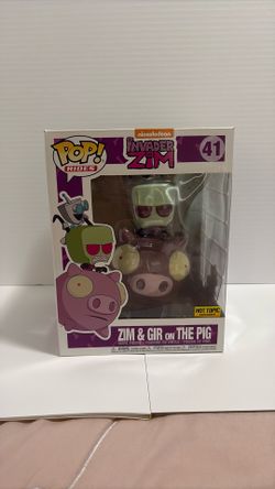 Zim and GIR on The Pig Funko Pop!