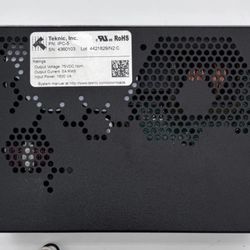 Teknic IPC-5 Power Supply, 75V DC Intelligent Power Center 5A RMS