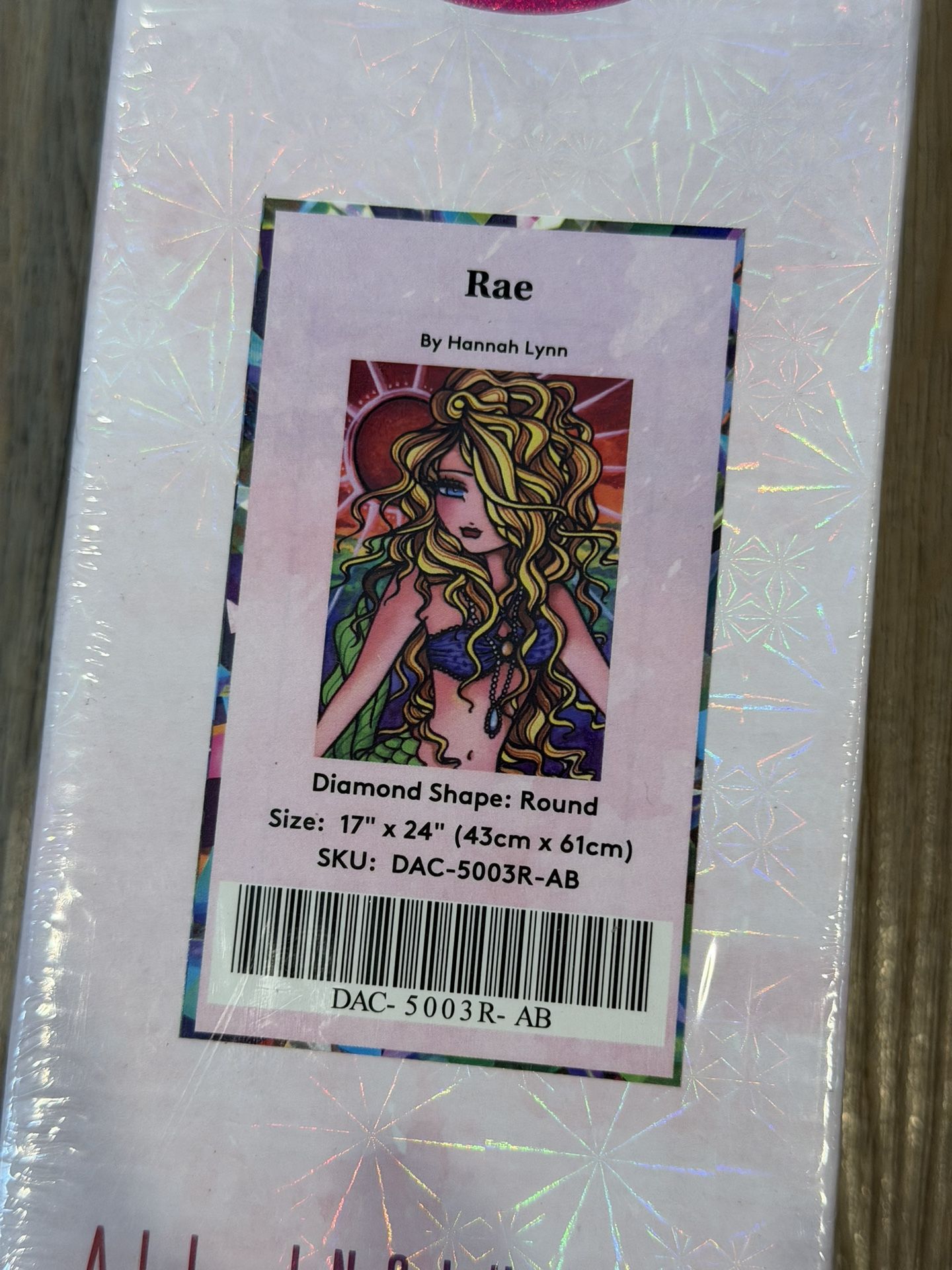 Diamond Art Club DAC Rae By Hannah Lynn Diamond Painting NEW RETIRED