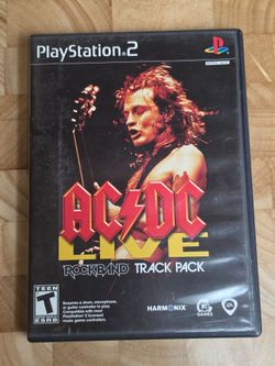 🌩 🎸 AC/DC Live Rock Band Track Pack CIB (PS2) 🎸🌩