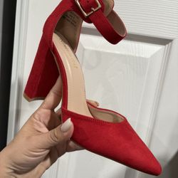 Red Heels New Size 8