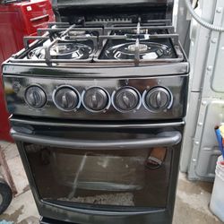 20" Compact Black Stove Small Size