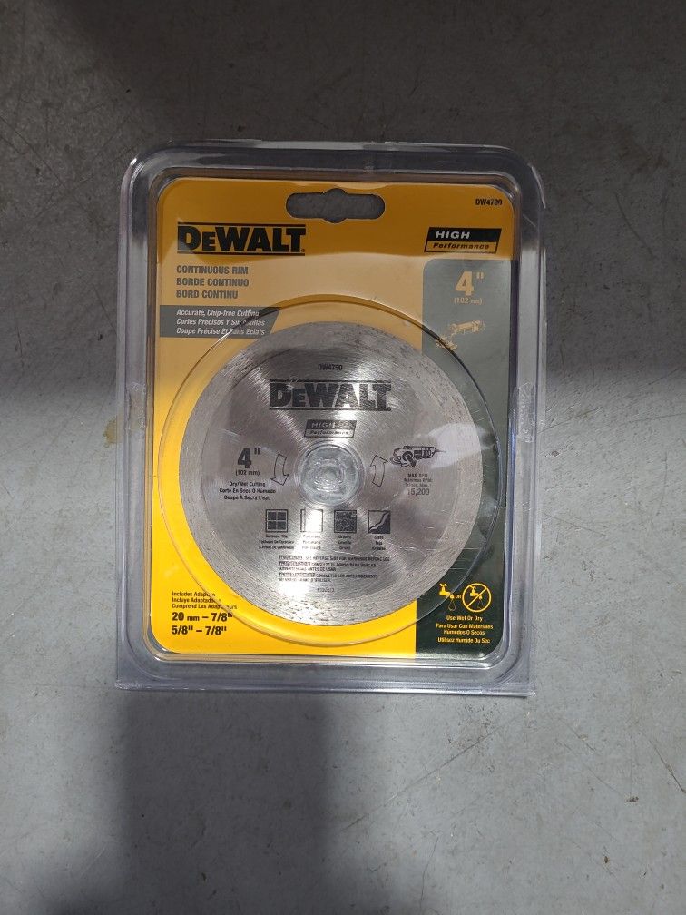 Brand New Dewalt 41inches Concret Blade