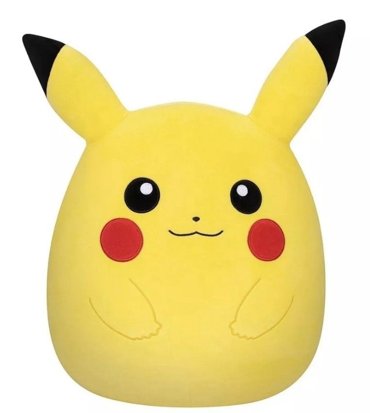 Jumbo 24" Pokemon Pikachu Squishmallow Giant Plush Toy New