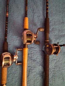 Bass fishing poles