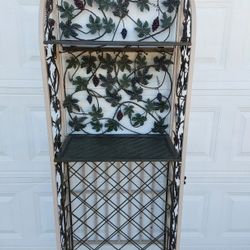 Foldable Shelf WINE Rack Glass Holder