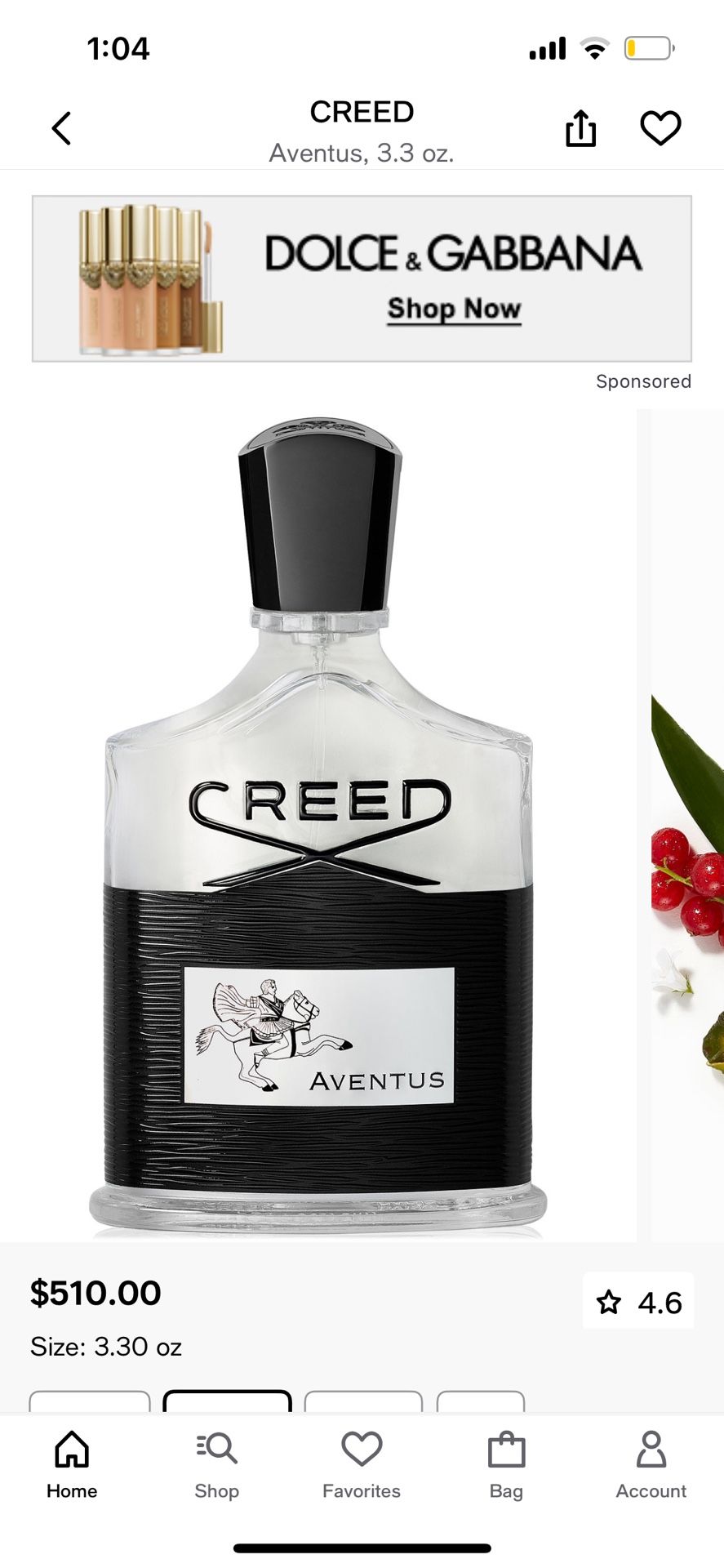 Creed Designer Cologne 