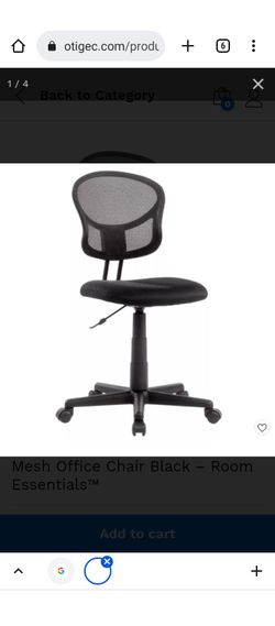 Brand New Room Essentials Mesh Office Chair - Black

