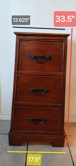 Wood dresser