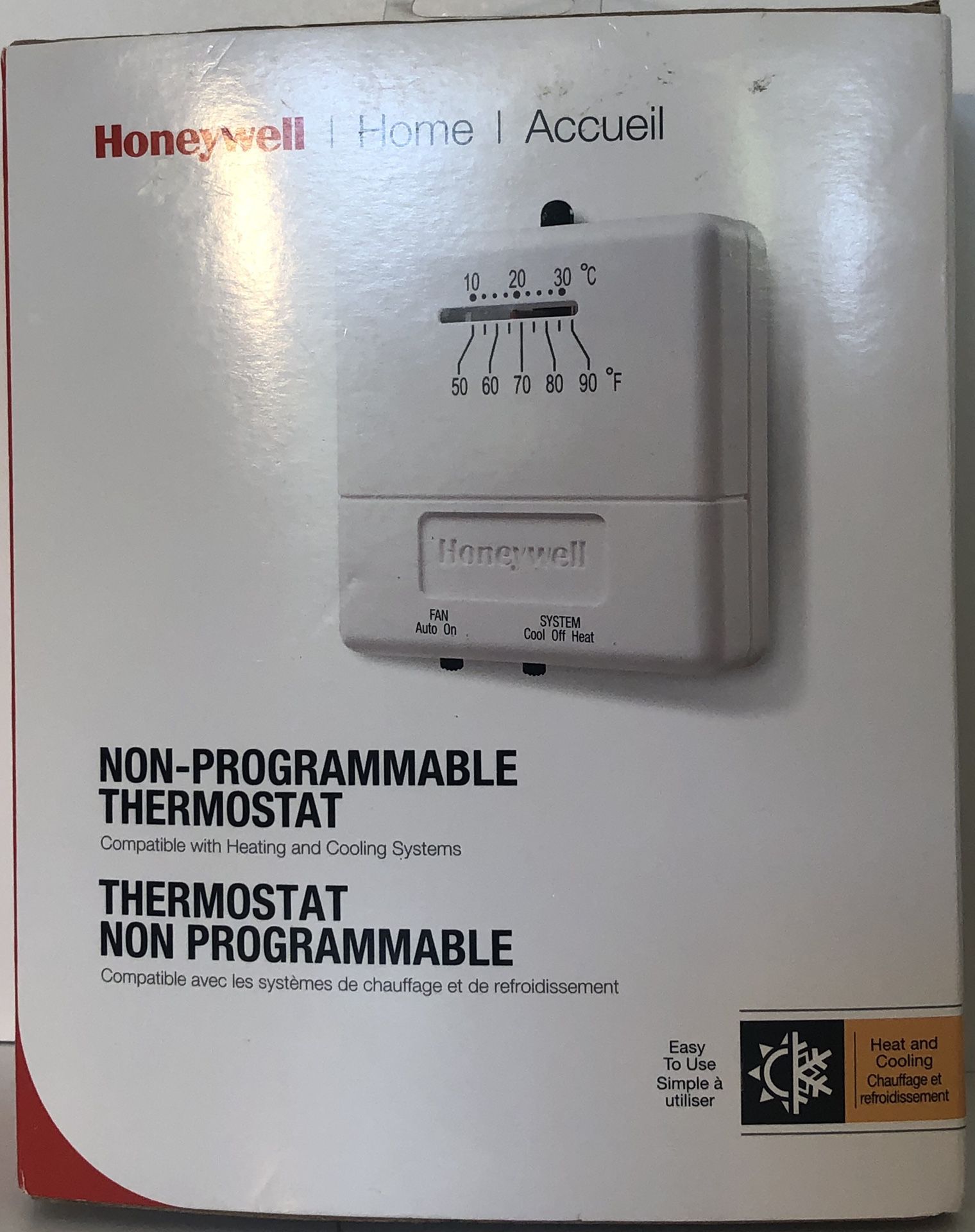 🙋‍♀️ Honeywell Non-Programmable Thermostat