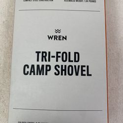 WREN Military Grade Tri-Fold Fold Shovel - New Sealed