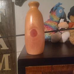 Vintage Spun Wooden Vase