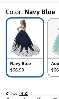 Girls dress 16 ye size
