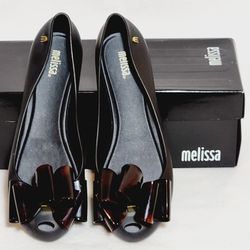 Melissa Women's Loafer With Bow Brand New