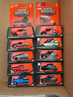Matchbox moving parts assorted