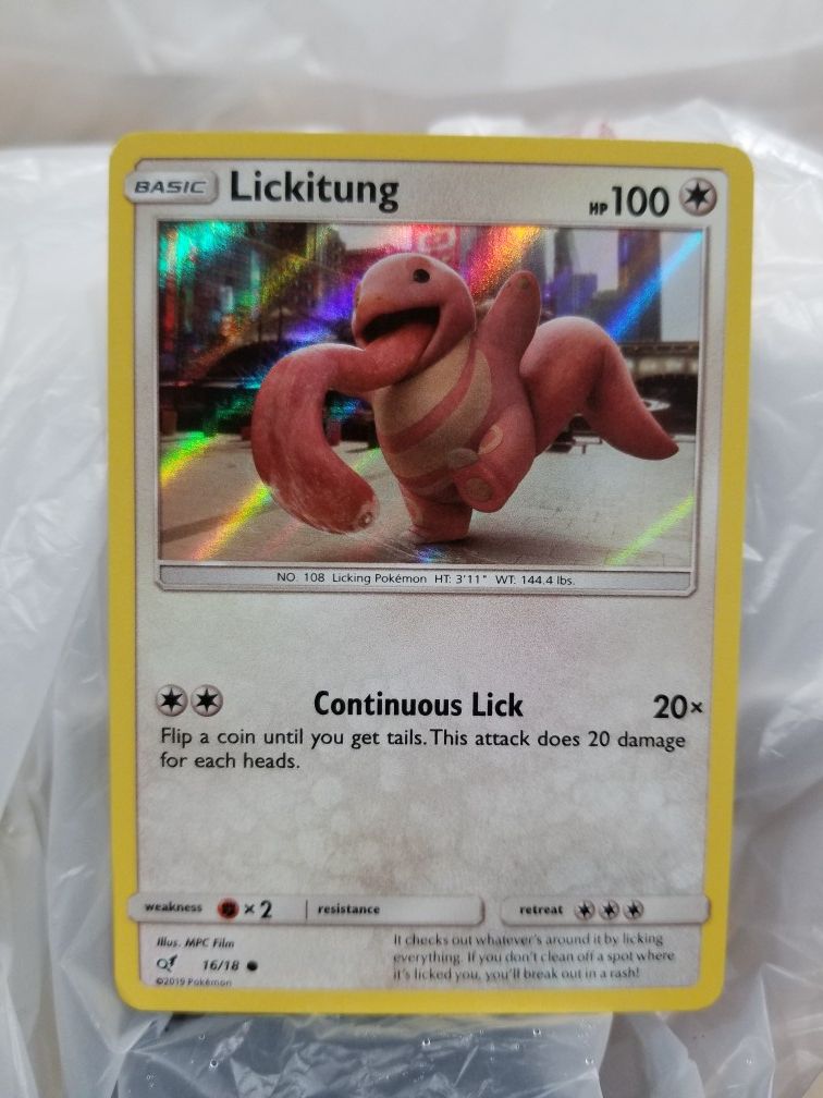 Lickitung Pokemon Cards