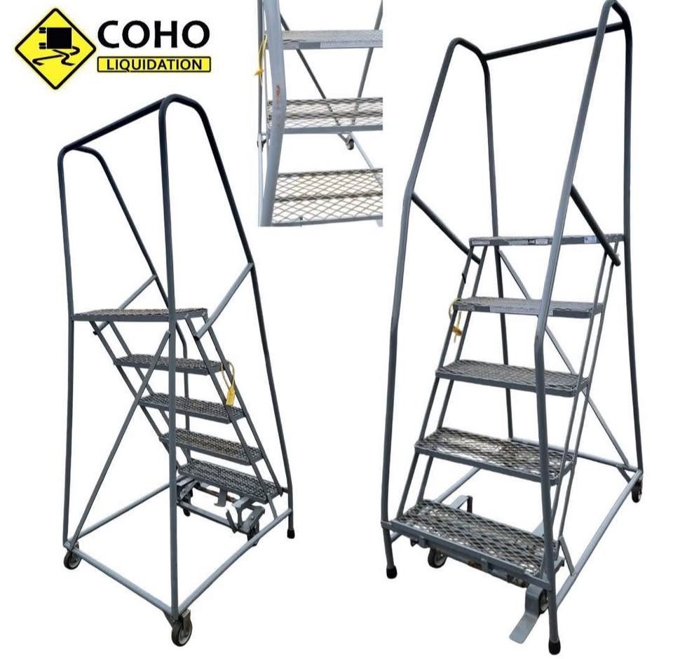 5 Step Rolling Ladder