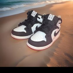 Jordan Toddler's 1 Retro High OG Black/White - Lace Up/Comfort SIZE 10C