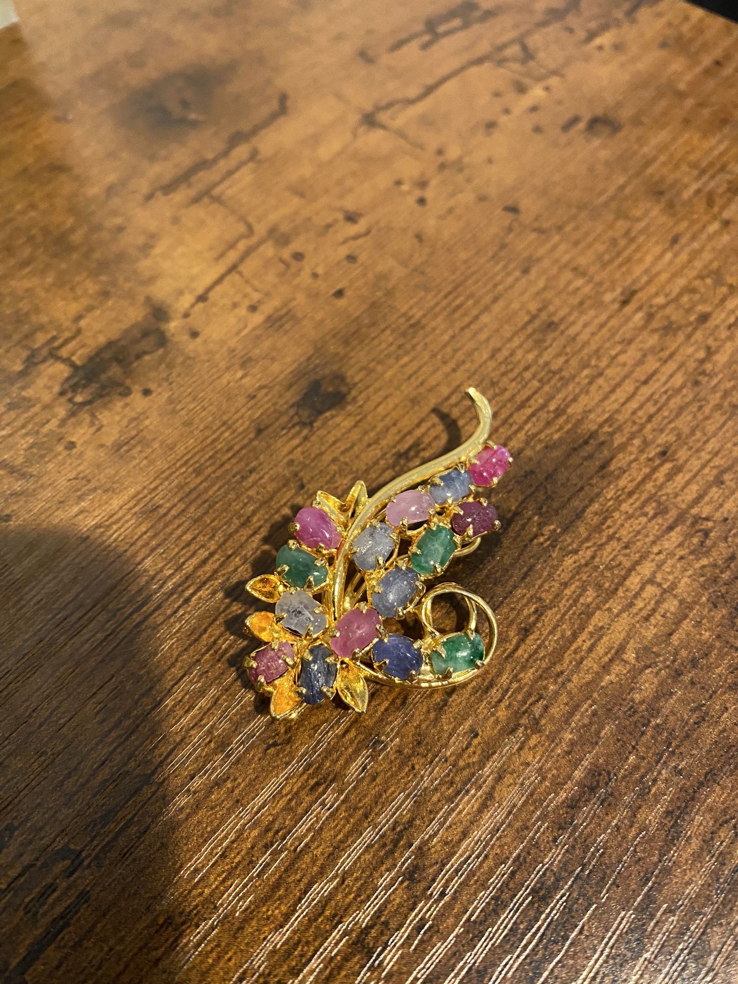 Vintage Crystal Brooch