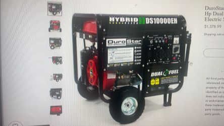DuroMax Dual Fuel  DS10000EH  Generator.