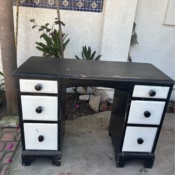 Vintage wooden desk