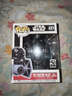 Funko Tie Fighter Pilot With Tie Fighter