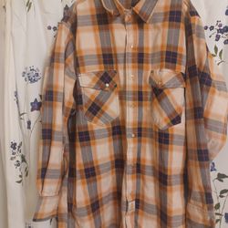 BOCOMAL FR Shirts for Men Flame Resistant Plaid Workwear NFPA2112/CAT2 Pearl ...