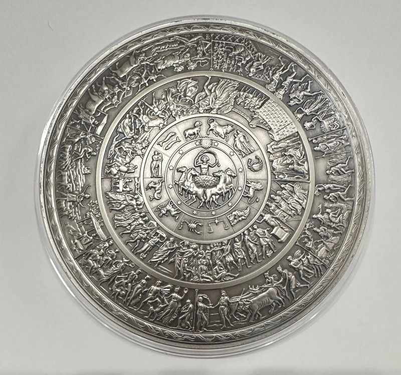 1 KILO Shield Of Achilles - South Korean Mint  .999 Pure Silver