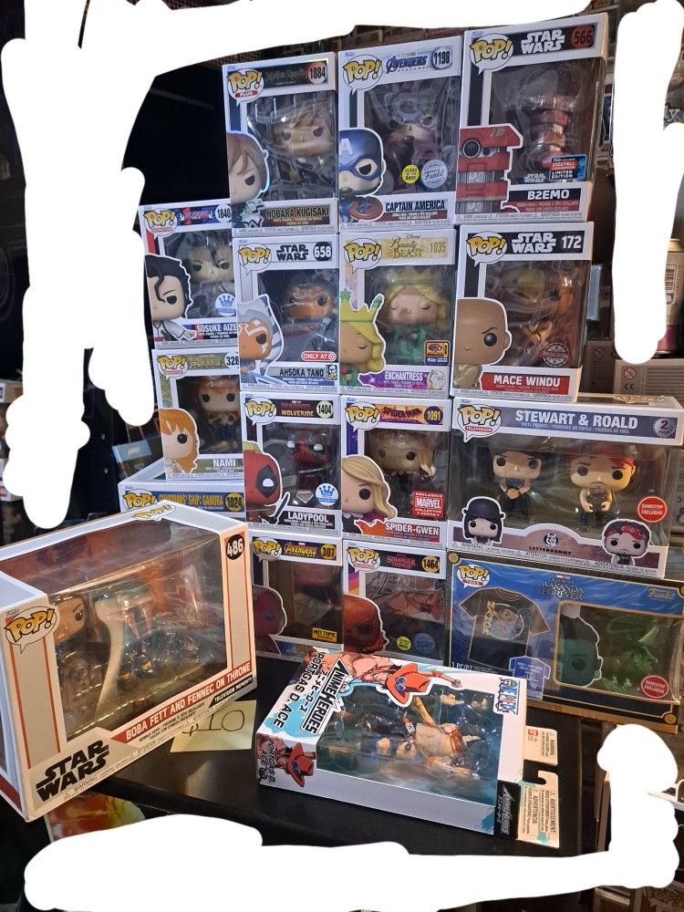 $10 Funko Pops