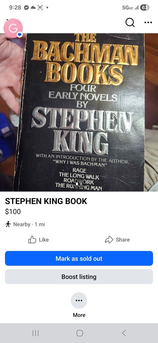 Stephen King Book