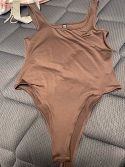 Brown one piece shirt